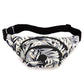 Waist Bag Fashion Ladies Sports Gym Bag Lightweight Nylon Cloth Crossbody Chest Bag