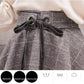 Two Layers Anti-glare Back Zipper  Women's Clothing High Waist Buttocks Bow Lace Plaid Skirt Ruffle Short Skirt A-line Skirt