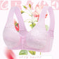 Middle-aged and Elderly Breast-receiving Adjustment Type No Steel Ring Large Size Front Buckle Underwear Thin Vest-style Female Mother's Bra