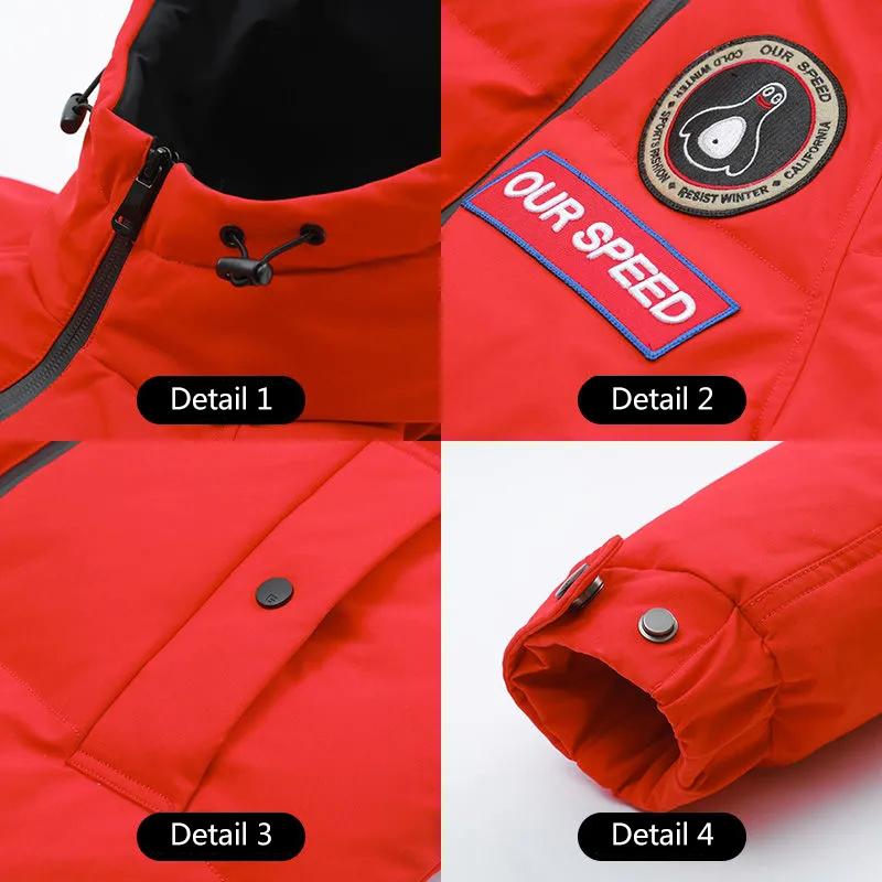 Down Jacket Women's Mid-length Korean Style Tooling Pie To Overcome High-grade Thickened Winter Jacket Warm Cotton Clothes