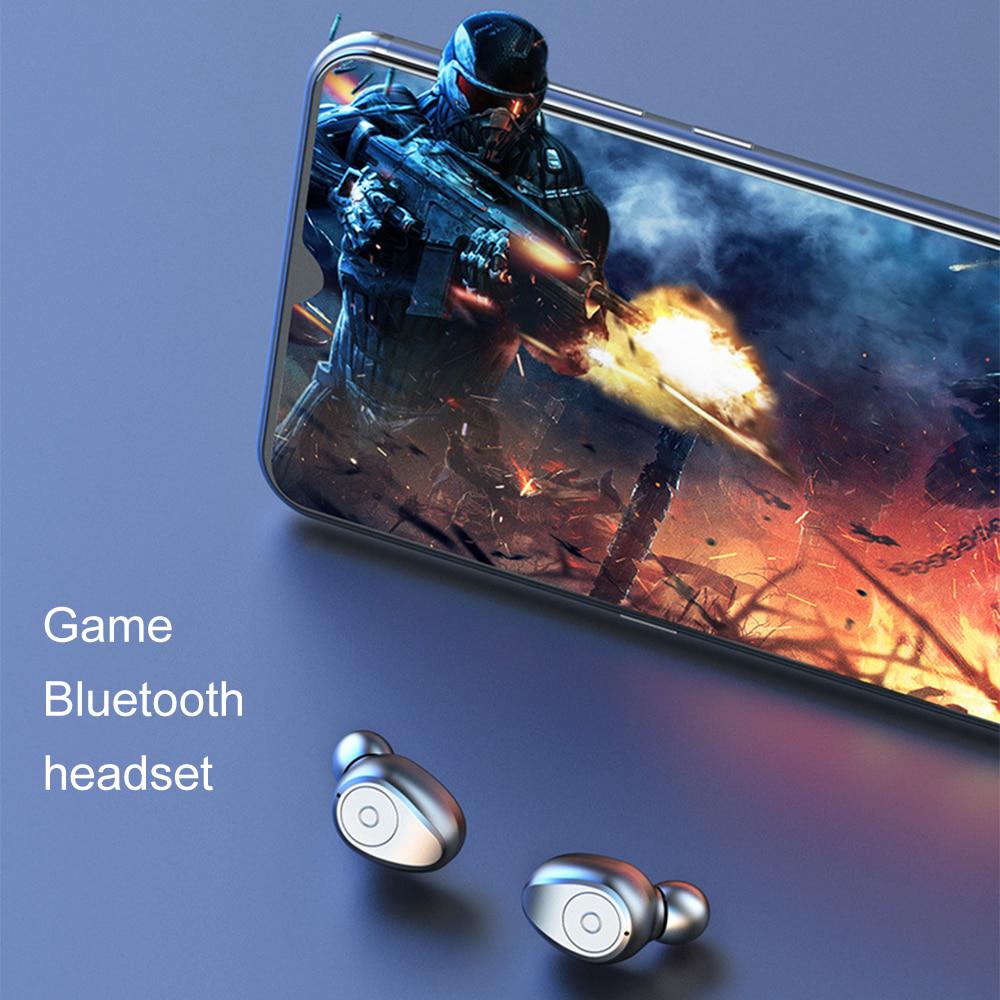 LED Display Waterproof 5.0 Earphones Bluetooth HIFI TWS Headphones As Bluetooth Speaker Power Bank