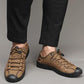 Men's Genuine Leather Breathable Leather Sandals Men's Casual Hollow Hole Shoes Non-slip Soft Sole Leather Sandals