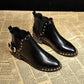 Autumn Winter Boots Fashion Zipper Ankle Boots Low Heel High Quanlity Leather Boots Casual Shoes