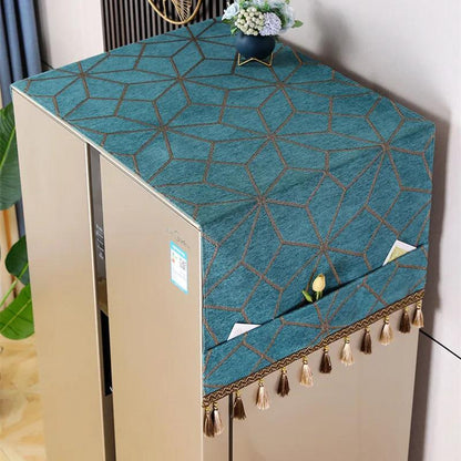 Refrigerator Cover Cloth Top Dust Cover Double Door Dustproof Single Door Protection Cover Towel Cover Curtain Towel Cover Dustproof Cloth