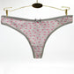 6 Pcs/Lot Brand Panties Women G-String Cotton Print Briefs Breathable Sexy Lingerie Underwear