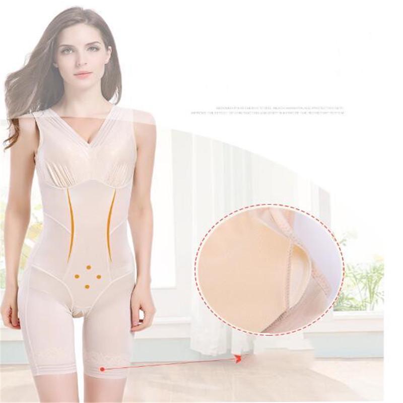 Women Slimming Underwear Bodysuit Waist Trainer Body Underwear Magnet Shaperwear Loss Weight Corset