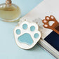 Cat Paw Mini Makeup Mirror Alloy Holiday Gift Women Girl Portable HD Makeup Mirror Irregular Shape