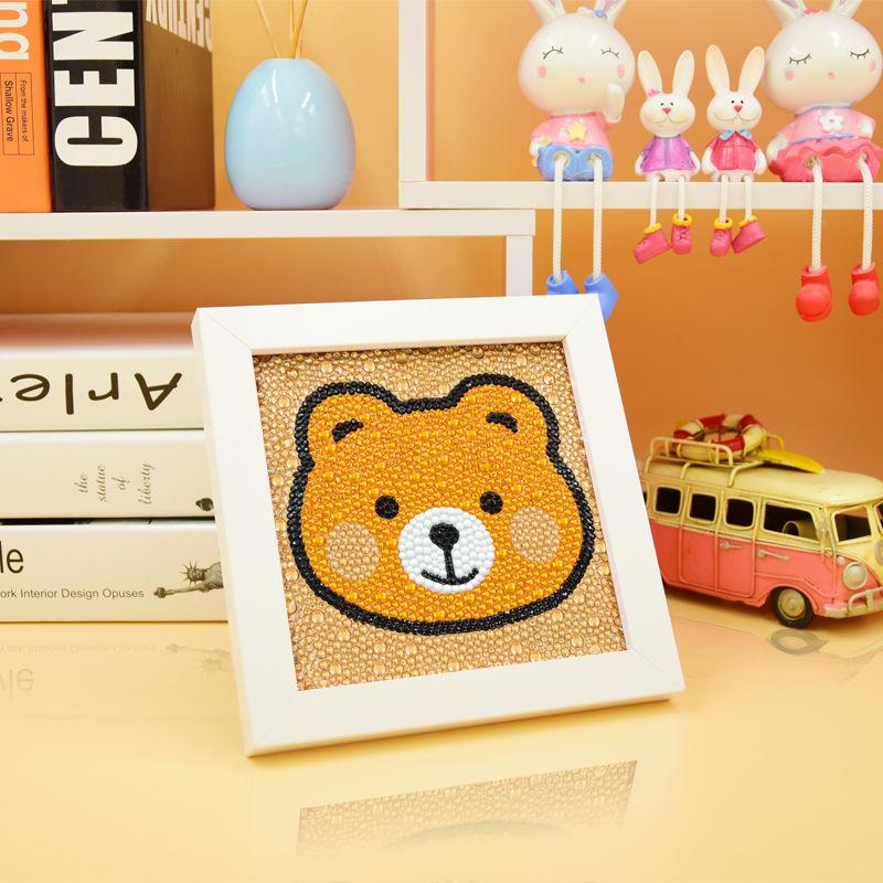 5D DIY Children's Diamond Painting Rhinestone Round Diamond Embroidery Home Decor Improve Relationship Family Activities