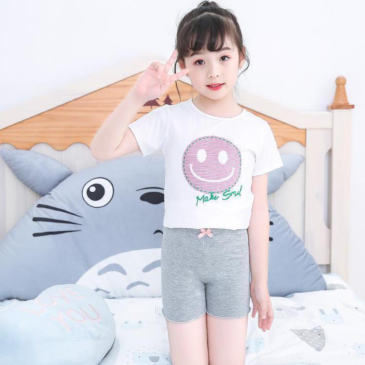 Children's Pants Summer Girls Underpants Light Proof Safety Pants Breathable Slim Princess Style Bow