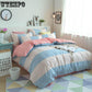 4pcs Bedding Sleep Set Quilt Duvet Cover Pillowcase Comfortable Bedroom Supplies