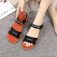 Tendon Sole Sandals Female Summer Fairy Style Flat Sandals Net Celebrity Students All-match Rome