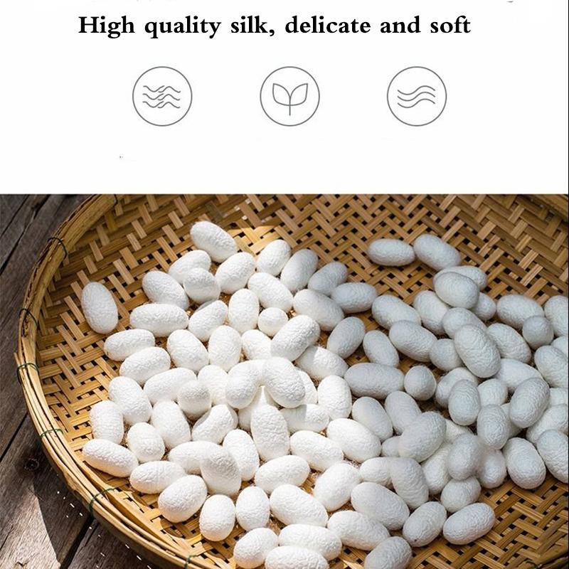 Handmade Silk Quilt 100% Mulberry Silk Thicken Warm Cotton Winter Quilt Spring and Autumn Quilt Summer Quilt