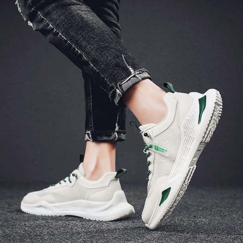 Men's Shoes Summer 2021 New Breathable Thin Mesh Shoes Wild Trend Casual Sports Shoes