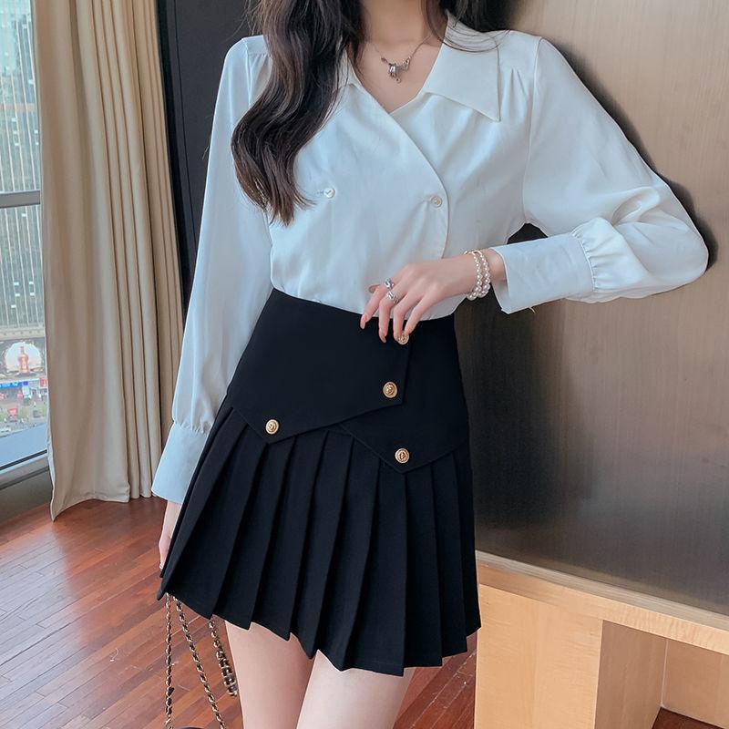 Women High Waist Pleated Skirt School Girl A-Line Short Skirt Uniforms Cosplay Sweet Girls