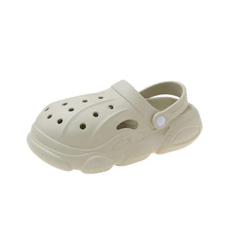 Cave Shoes Women Wear Ins Tide Summer Fashion Thick Bottom Non-slip Baotou Slippers Beach Sandals