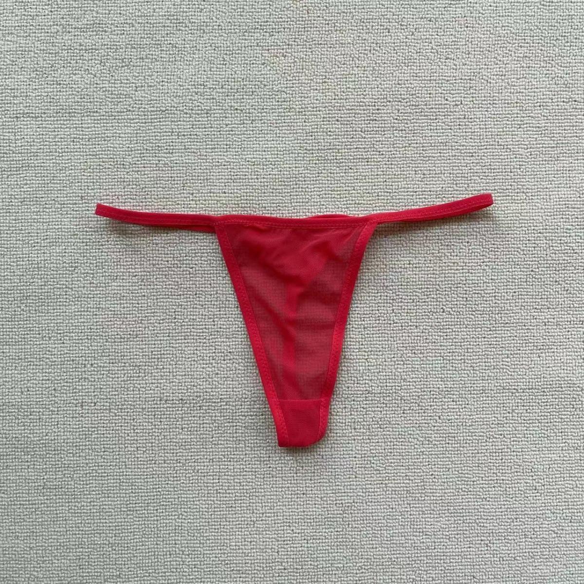 Women T-back Thong Cotton Bikini Panties Sexy Low Waist Women Underwear Cotton Underpants Female Lingerie