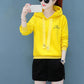 Autumn and Winter Hooded Embroidered Sweater Thickened Double-faced Fleece Jacket Women's Pullover Long-sleeved Top