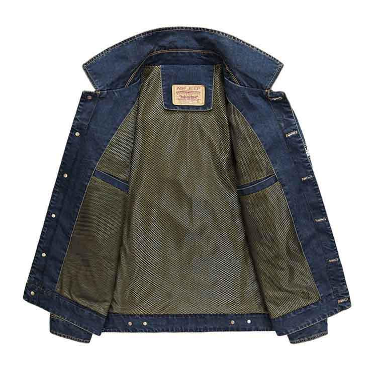 Mens Denim Jacket Autumn Fashion Men's Jeans Jackets Coats Winter Men Plush Thicken Warm Jacket