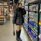 Down Jacket Winter Coat Coat Fur Collar Women Long Thick Warm Hooded Women's Leather Coat