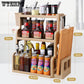 Home Double Layers Kitchen Organizer Rack Spice Rack  Storage Holders Racks