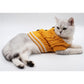 Cat Button Sweater Dog Autumn Winter Clothes Pet Apparel Puppies Small Dog Cat Clothing Cute Flower Knitwear Dogs Cats Warm Clothes Pet Supplies