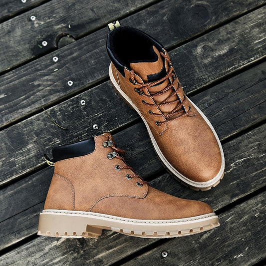 Boots Retro Tooling Shoes Fashion Men's Boots Tide Shoes Men's Shoes Men's Martin Men's British