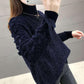 Autumn Winter  Women Fashion Sweater Casual Knitting Sweater Turtleneck Pullovers Loose Casual Long Sleeve Sweater