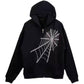Gothic Punk Spider Web Hooded Women Fairy Grunge Dark Academia Jacket Coat Harajuku Outwear Zipper Sweatshirts Emo Alt Clothing
