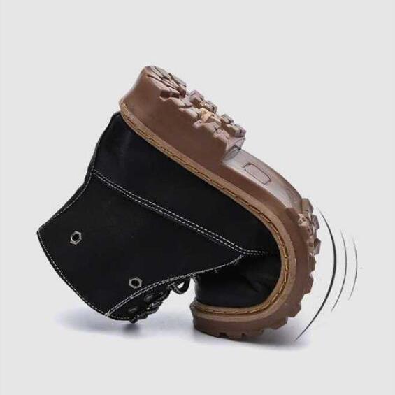 Martin Boots Men Leather Shoes Retro Military Boots Men's Waterproof Desert Boots Tide Men's Boots
