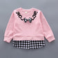 Children's Set of Spring and Autumn Clothes Girls In Children Casual Two-piece