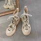 Summer Hollowed Out Martin Boots Female Summer Breathable Women's Boots Wild Thick Bottom Thin Short Boots Summer Sandals