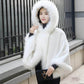 Plush Jacket Women's Lamb Cashmere Short Section Plus Cotton Thickening Slim Slimming Fur Shawl