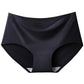 4Pcs/Set Ice Silk Seamless Underpants Women's Mid-waist Large Size Solid Color Thin Soft Briefs