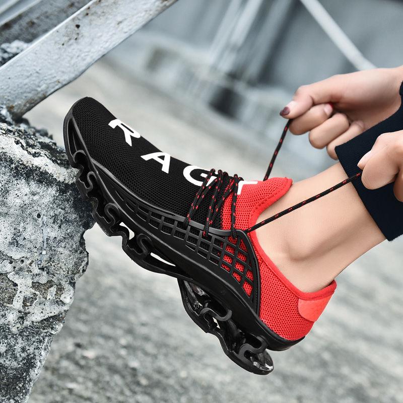 Men's Running Shoes Coconut Blade Twist Sole Men Sneakers Dad Sneakers Breathable Light Sport Shoes