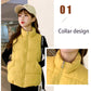 Women's Vest Down Cotton Jacket Loose Large Size Stand-up Collar Hoodless Waistcoat for Small People To Wear Winter Warm Jackets In Winter