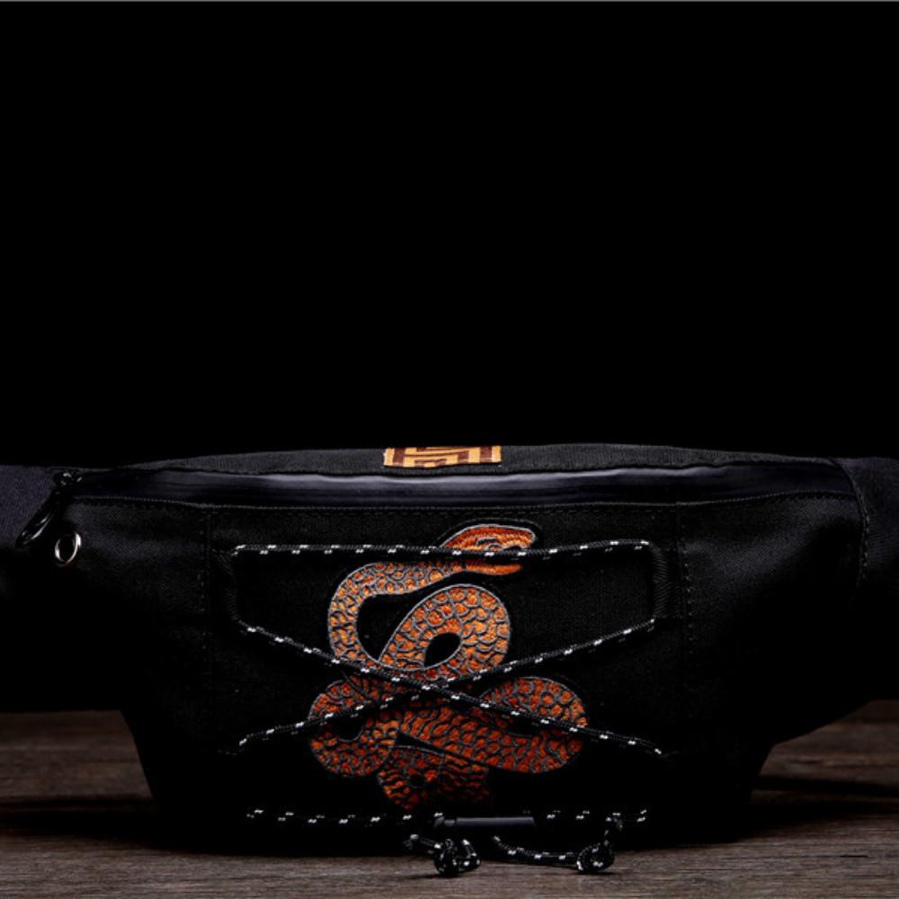 Wasit Bag Men Portable Large Capacity Chest Bag Shoulder Bag Outdoor Sports Shoulder Bag
