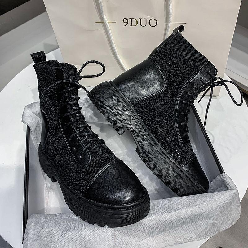 Increased Net Boots Hollow Women's Boots Thin Short Boots Summer Breathable Mesh Sandals Martin Boots Women's Thin Section