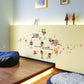 [Wall sticker ]Owl Playing Music Cartoon Children Wall Stickers For Kids Rooms Nursery Bedroom Home