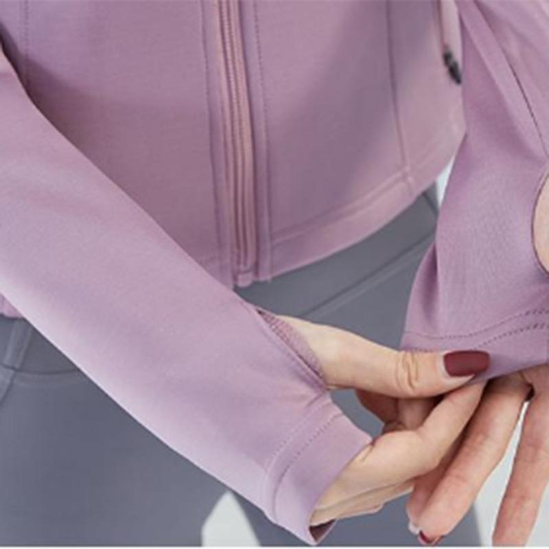 Yoga Tops Women's Running Quick-drying Training Clothes Zipper Jacket Gym Sports Tights Autumn and Winter Fitness Clothes