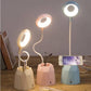 USB Rechargeable LED Desk Lamp Touch Dimming Adjustment Table Lamp for Reading Study Bedside Bedroom