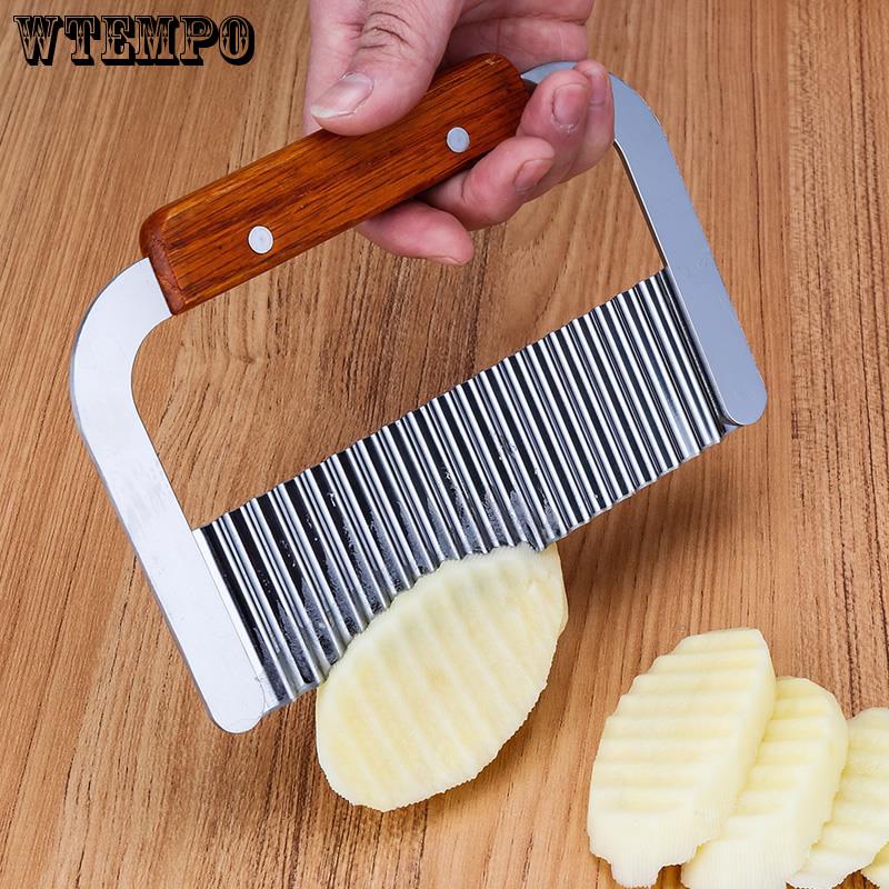 Kitchen Wave Knife Potato Knife Cutting Strip Wave Cutting French Fries Corrugated Knife