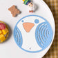 6pcs Cartoon Fruit Cute Table Mat Silicone Mat Non-slip Anti-scalding Coaster
