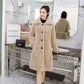 Faux Fur Coat Women Winter White Jacket Coat Female Plus Size Warm Long Casual Outerwear Overcoat