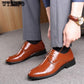 Fashion Men Business Shoes Soft Leather Casual Shoes Brand Men's Leather Shoes Black Footwear