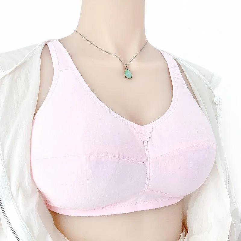 Ultra-thin No Sponge No Steel Ring Pure Cotton Breathable Skin-friendly and Comfortable Women's Underwear Bra