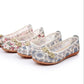 Summer Hollow Women's Shoes Mesh Shoes Mother Shoes Embroidered Soft Sole Tendon Sole Casual Shoes Grandma Shoes Breathable
