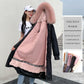 Fashion Trend To Overcome The Winter Jacket Women's Mid-length Detachable Fox Fur Liner Real Fur Warm Coat