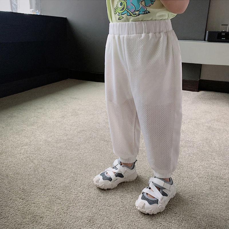 Children's Pants Summer Boys' and Girls' Ice Thin Anti Mosquito Pants Sports Pants Quick Drying Pants and Leggings Breathable Pants