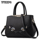 Handbag Women PU Leather Large Capacity Handbag Ladies Message Shoulder Bag