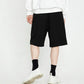 Pure Cotton Sports Shorts Men's Pure Black and White Summer Casual Five-point Pants Loose Wild Shorts